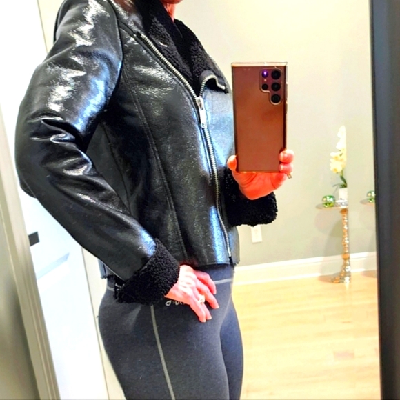 NWT Michael Kors Moto Jacket Size M - Picture 8 of 16